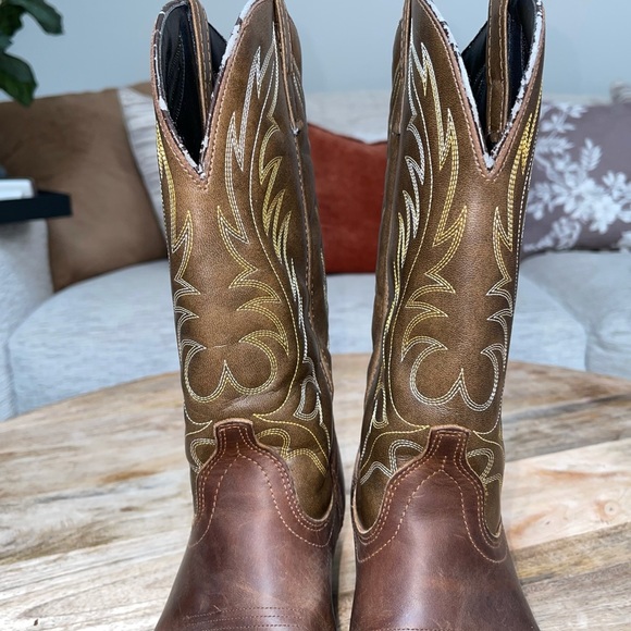 Laredo Leah Vamp Fox Western Cowboy Boot - Picture 6 of 13